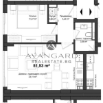 Двустаен апартамент в Пловдив, Кършияка - 61 кв.м за 920 €/кв.м - Снимка #1