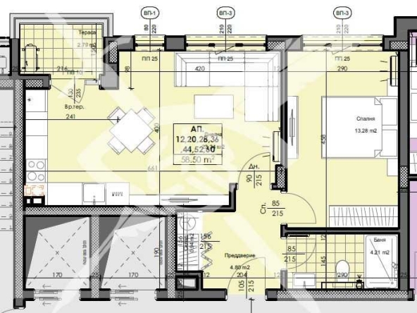 Дава се под наем Двустаен апартамент в Пловдив, Кършияка - 69 кв.м за 69325 € - Снимка #1