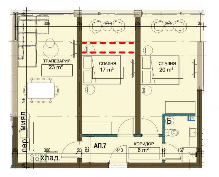 Тристаен апартамент в Търговище, Вароша - 88 кв.м за 1102 €/кв.м - Снимка #1