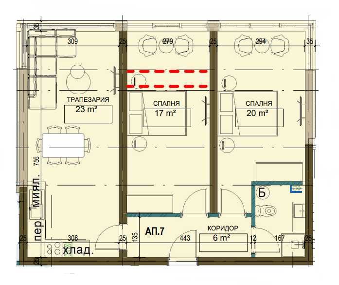 Тристаен апартамент в Търговище, Вароша - 88 кв.м за 1102 €/кв.м - Снимка #1