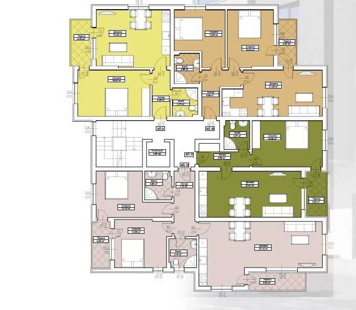 Двустаен апартамент в Благоевград, Освобождение - 67 кв.м за 459 €/кв.м - Снимка #1