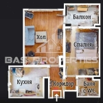 Двустаен апартамент в София, Зона Б-5 - 63 кв.м за 1919 €/кв.м - Снимка #1