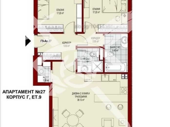 Тристаен апартамент в София, Сердика - 140 кв.м за 2572 €/кв.м - Снимка #1