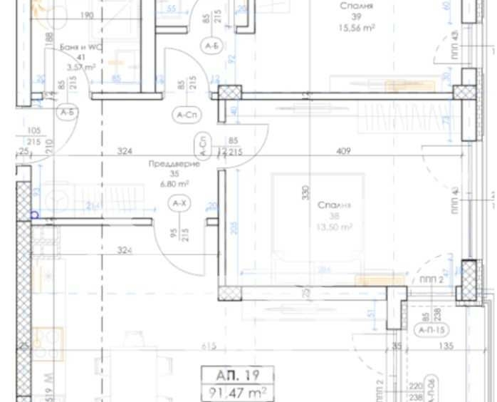 Тристаен апартамент в Пловдив, Беломорски - 108 кв.м за 1107 €/кв.м - Снимка #1