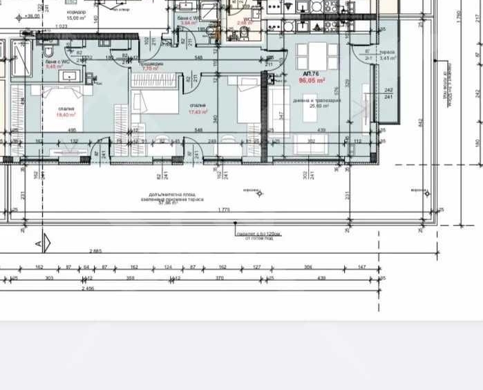 Тристаен апартамент в Пловдив, Тракия - 100 кв.м за 2950 €/кв.м - Снимка #1