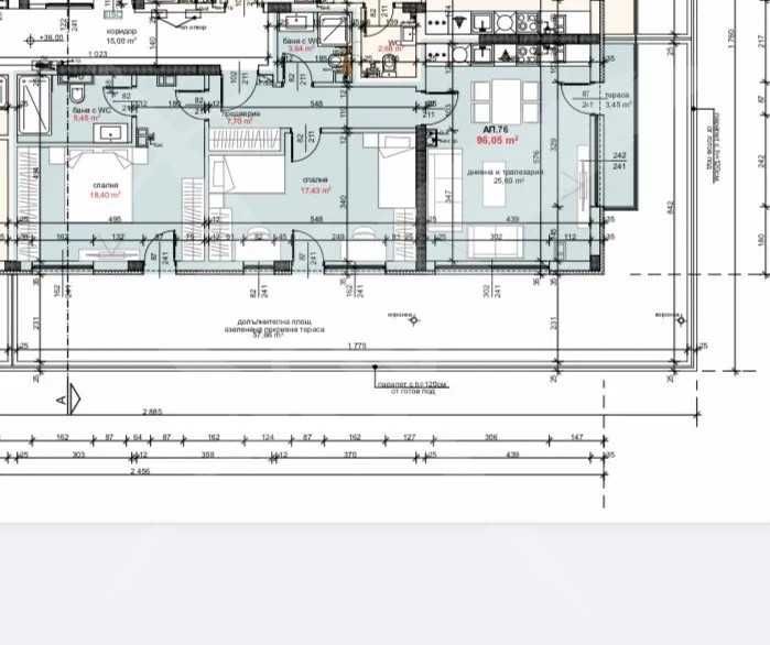 Тристаен апартамент в Пловдив, Тракия - 100 кв.м за 2950 €/кв.м - Снимка #1