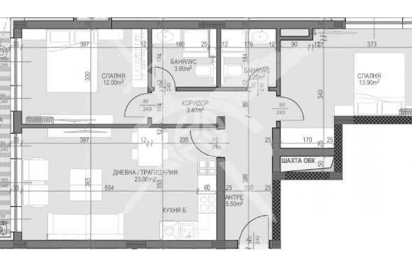 Тристаен апартамент в Пловдив, Кършияка - 105 кв.м за 436 €/кв.м - Снимка #1
