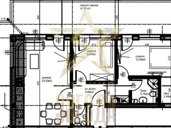 Тристаен апартамент в Пловдив, Остромила - 130 кв.м за 964 €/кв.м - Снимка #1