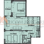 Тристаен апартамент в Варна, Виница - 88 кв.м за 928 €/кв.м - Снимка #1