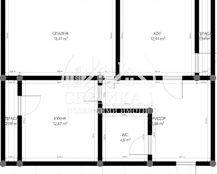 Двустаен апартамент в София, Илинден - 62 кв.м за 2259 €/кв.м - Снимка #1