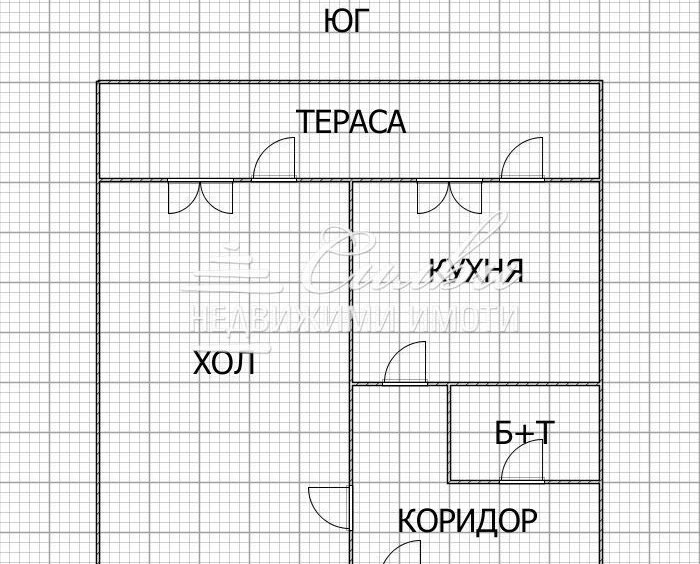 Едностаен апартамент в Шумен, Тракия - 42 кв.м за 1433 €/кв.м - Снимка #1