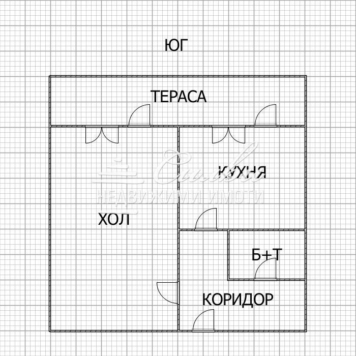 Едностаен апартамент в Шумен, Тракия - 42 кв.м за 1433 €/кв.м - Снимка #1