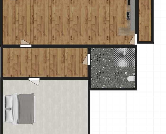 Двустаен апартамент в Пловдив, Сточна гара - 55 кв.м за 1270 €/кв.м - Снимка #1