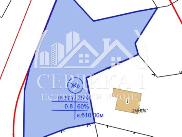 Парцел в с. Панчарево, Област София-град - 1495 кв.м за 100 €/кв.м - Снимка #1