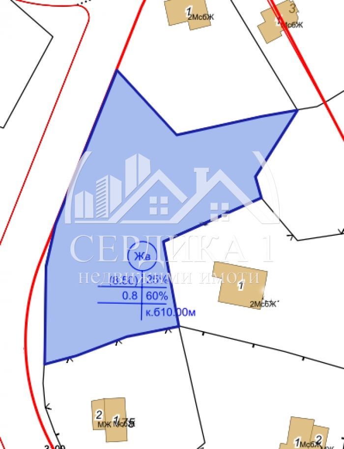 Парцел в с. Панчарево, Област София-град - 1495 кв.м за 100 €/кв.м - Снимка #1