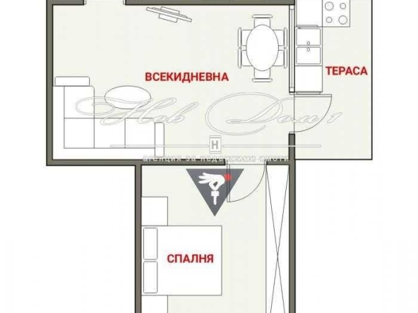 Двустаен апартамент в Варна, Гранд Мол Варна - 45 кв.м за 1532 €/кв.м - Снимка #1