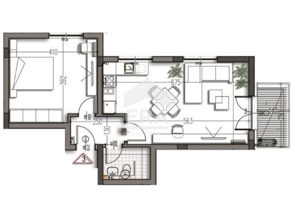 Двустаен апартамент в Варна, Изгрев - 79 кв.м за 1564 €/кв.м - Снимка #1