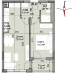 Двустаен апартамент в София, Сухата река - 64 кв.м за 1084 €/кв.м - Снимка #1