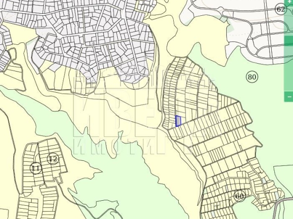 Парцел в с. Калиманци, Област Варна - 1412 кв.м за 12 €/кв.м - Снимка #1