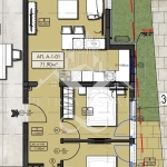 Тристаен апартамент в Велинград - 82 кв.м за 905 €/кв.м - Снимка #1