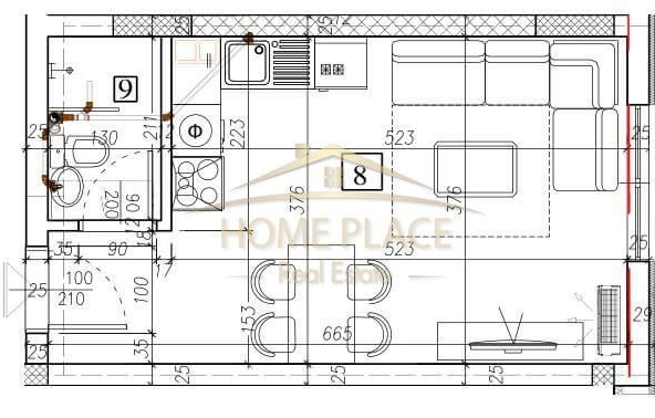 Едностаен апартамент в Варна, Владислав Варненчик - 33 кв.м за 1182 €/кв.м - Снимка #1