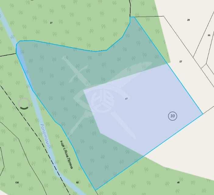 Парцел в с. Веселие, Област Бургас - 4998 кв.м за 6 €/кв.м - Снимка #1