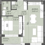 Двустаен апартамент в Пловдив, Младежки Хълм - 70 кв.м за 1508 €/кв.м - Снимка #1