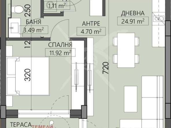 Дава се под наем Двустаен апартамент в Пловдив, Младежки Хълм - 70 кв.м за 149620.74 € - Снимка #1