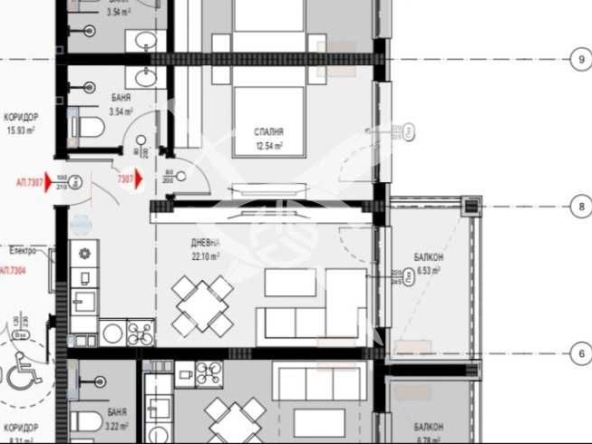 Двустаен апартамент в к.к. Слънчев бряг - 38 кв.м за 1447 €/кв.м - Снимка #1