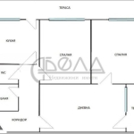 Тристаен апартамент в София, Дианабад - 113 кв.м за 1461 €/кв.м - Снимка #1