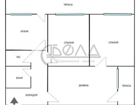 Тристаен апартамент в София, Дианабад - 113 кв.м за 1461 €/кв.м - Снимка #1