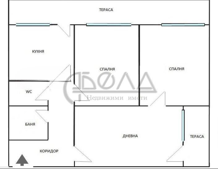Тристаен апартамент в София, Дианабад - 113 кв.м за 1461 €/кв.м - Снимка #1