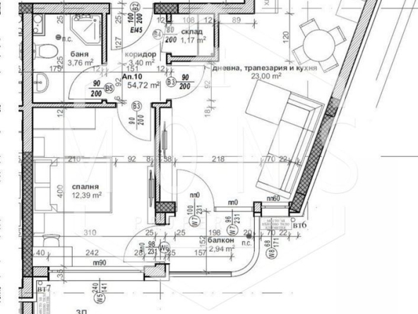 Двустаен апартамент в Велико Търново, Картала - 63 кв.м за 1267 €/кв.м - Снимка #1