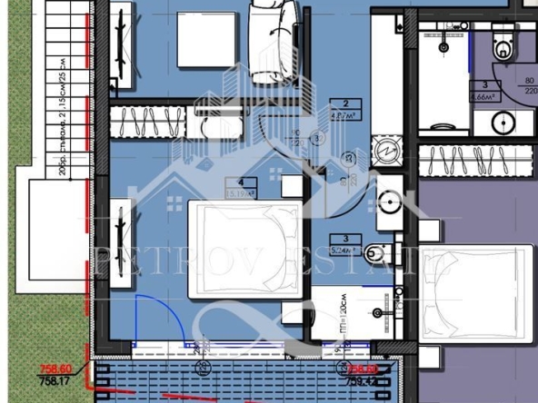 Двустаен апартамент в Велинград - 71 кв.м за 457 €/кв.м - Снимка #1