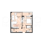 Двустаен апартамент в Бургас, Славейков - 68 кв.м за 1208 €/кв.м - Снимка #1