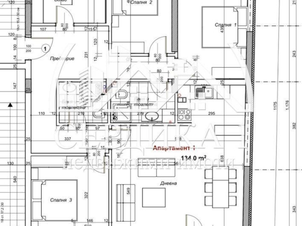 Многостаен апартамент в Благоевград, Идеален център - 154 кв.м за 1600 €/кв.м - Снимка #1