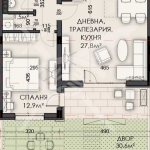 Двустаен апартамент в Варна, Виница - 77 кв.м за 1176 €/кв.м - Снимка #1