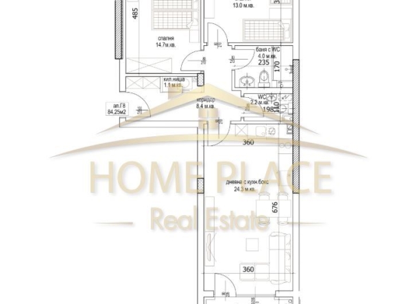 Тристаен апартамент в Варна, Кайсиева градина - 98 кв.м за 1338 €/кв.м - Снимка #1