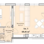 Двустаен апартамент в Пловдив, Христо Смирненски - 77 кв.м за 592 €/кв.м - Снимка #1