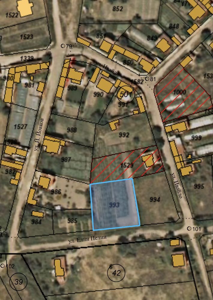 Парцел в с. Граф Игнатиево, Област Пловдив - 1191 кв.м за 30 €/кв.м - Снимка #1