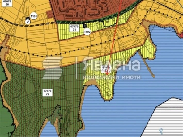 Парцел в Бургас, Меден рудник - зона В - 1609 кв.м за 38 €/кв.м - Снимка #1