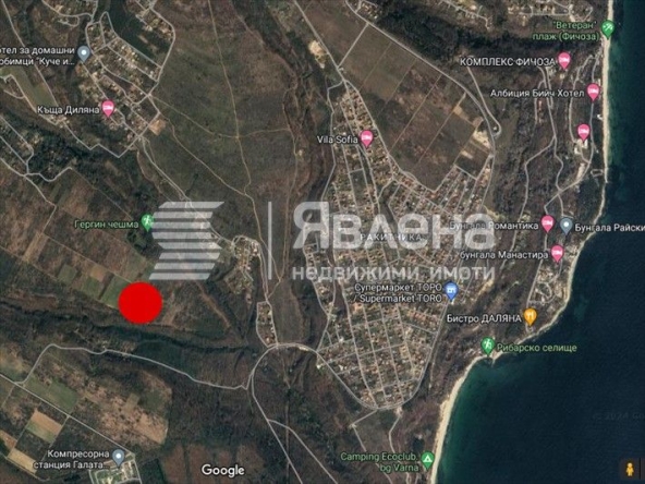 Парцел в Варна, м-т Боровец - юг - 11134 кв.м за 7 €/кв.м - Снимка #1