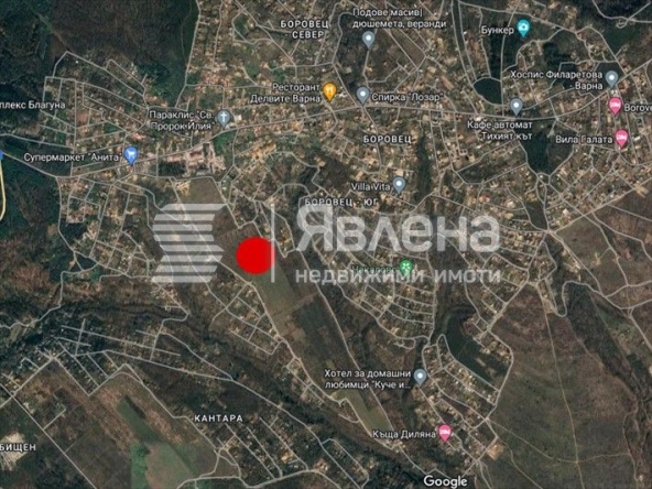 Парцел в Варна, м-т Боровец - юг - 9398 кв.м за 18 €/кв.м - Снимка #1