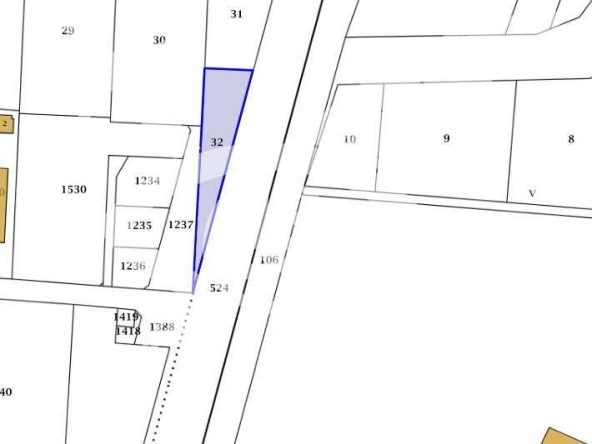 Парцел в Пловдив, Индустриална зона - Изток - 1784 кв.м за 18 €/кв.м - Снимка #1