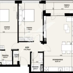 Тристаен апартамент в Бургас, Изгрев - 115 кв.м за 1122 €/кв.м - Снимка #1