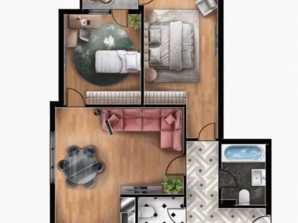 Тристаен апартамент в Банкя - 94 кв.м за 1969 €/кв.м - Снимка #1