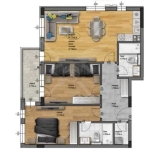 Тристаен апартамент в Пловдив, Остромила - 110 кв.м за 476 €/кв.м - Снимка #1
