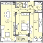 Тристаен апартамент в Пловдив, Кършияка - 122 кв.м за 788 €/кв.м - Снимка #1