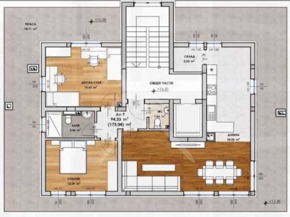 Тристаен апартамент в Пловдив, Кючук Париж - 173 кв.м за 764 €/кв.м - Снимка #1
