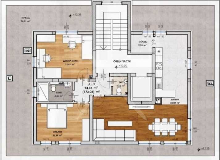Тристаен апартамент в Пловдив, Кючук Париж - 173 кв.м за 764 €/кв.м - Снимка #1